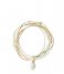 A Beautiful Story Armband Nirmala Aventurine Gold Bracelet goud (BL23253)
