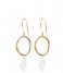 A Beautiful Story Oorbellen Graceful Moonstone Gold Plated Earrings gold plated (AW24234)