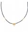 A Beautiful Story  Wildflower Moonstone Gold Necklace gold colored