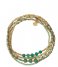 A Beautiful Story  Together Aventurine Gold plated green