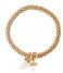 A Beautiful Story Armband Jacky Moonstone Dragonfly Gold Bracelet goud (BL22356)