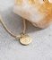 A Beautiful Story Ketting Truly Citrine Shell Gold Necklace goud (BL25108)