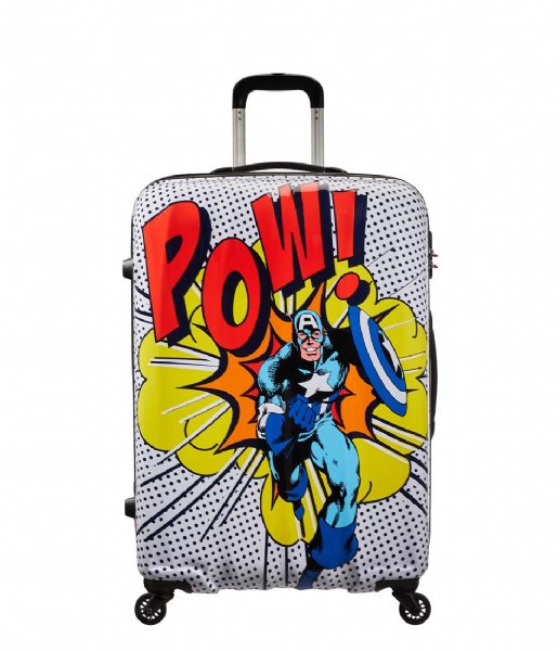 American Tourister  Marvel Legends Spinner 75/28 Alfatwist Captain America Pop Art (9074)