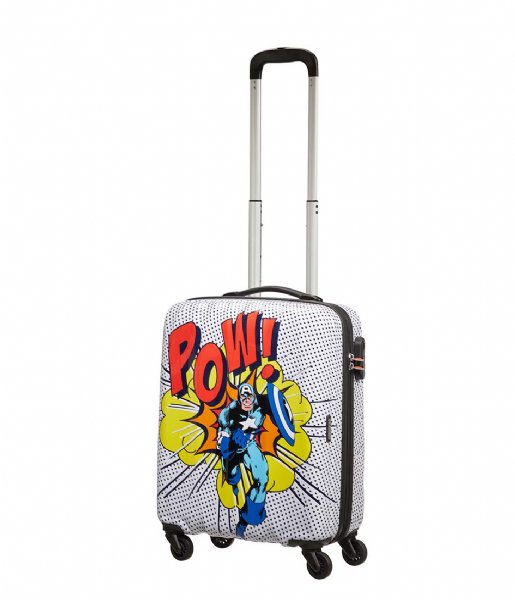 American Tourister Walizki na bagaż podręczny Marvel Legends Spinner 55/20 Alfatwist 2.0 Captain America Pop Art (9074)