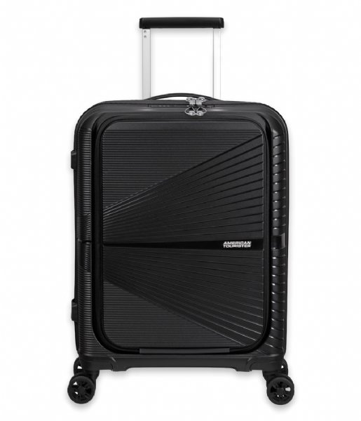 American Tourister Walizki na bagaż podręczny Airconic Spinner 55/20 Frontl. 15.6 Inch Onyx Black (581)