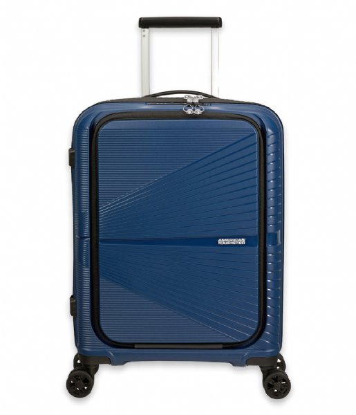 American Tourister Walizki na bagaż podręczny Airconic Spinner 55/20 Frontl. 15.6 Inch Midnight Navy (1552)
