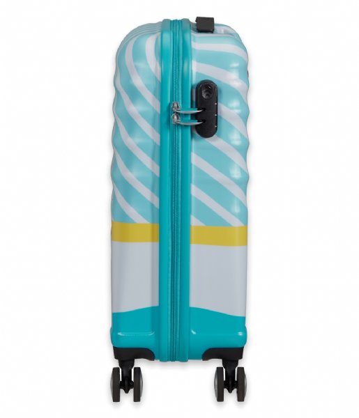 American Tourister Walizki na bagaż podręczny Wavebreaker Disney Spinner 55/20 Mickey Blue Kiss (8624)