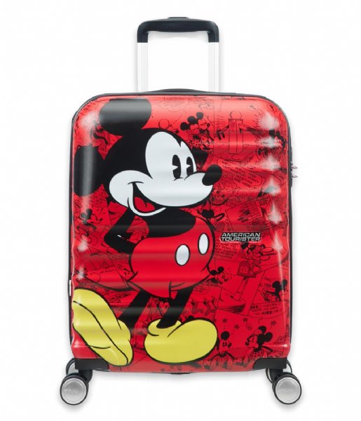 American Tourister Walizki na bagaż podręczny Wavebreaker Disney Spinner 55/20 Mickey Comics Red (6976)