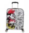 American Tourister Walizki na bagaż podręczny Wavebreaker Disney Spinner 55/20 Minnie Comics White (7484)