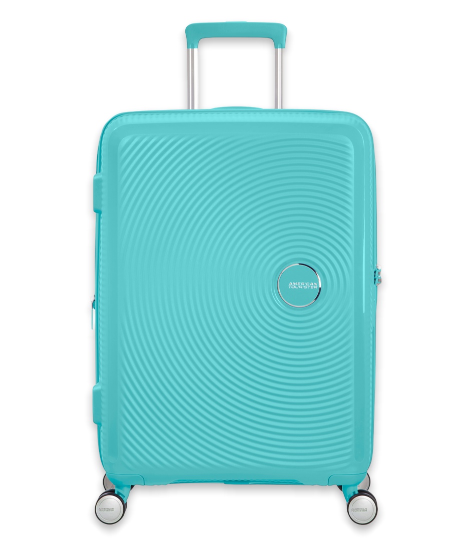 American Tourister Suitcase Soundbox Spinner 67/24 Expandable Poolside Blue | The Little Green
