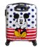 American Tourister Walizki na bagaż podręczny Disney Legends Spinner 55/20 Alfatwist 2.0 Mickey Blue Dots (9072)