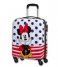 American Tourister Walizki na bagaż podręczny Disney Legends Spinner 55/20 Alfatwist 2.0 Minnie Blue Dots (9071)