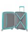 American Tourister Walizki na bagaż podręczny Soundbox Spinner 55/20 Expandable Poolside Blue (8864)
