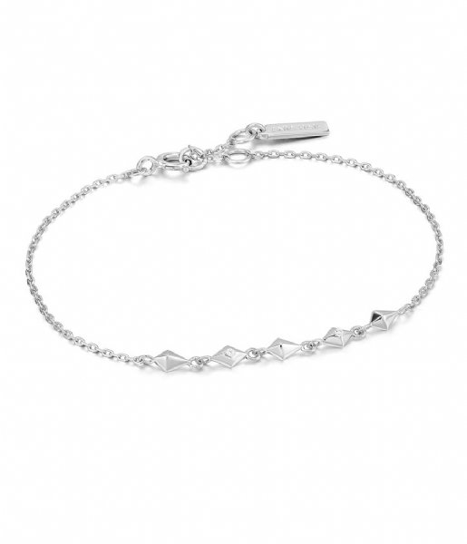 Ania Haie  AH B025-01H 925 Sterling Zilver Spike it up Bracelet Silver colored