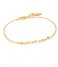 Ania Haie  AH B025-01G 925 Sterling Zilver Spike it up Bracelet Gold colored