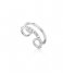 Ania HaieAH E025-09H 925 Sterling Zilver Spike it up Earcuff Silver colored