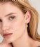 Ania Haie  925 Sterling Zilver Midnight Star Huggie Hoop Earrings Goudkleurig
