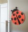 Balvi  Trivet Coccinelle Magnetic Silicone Red