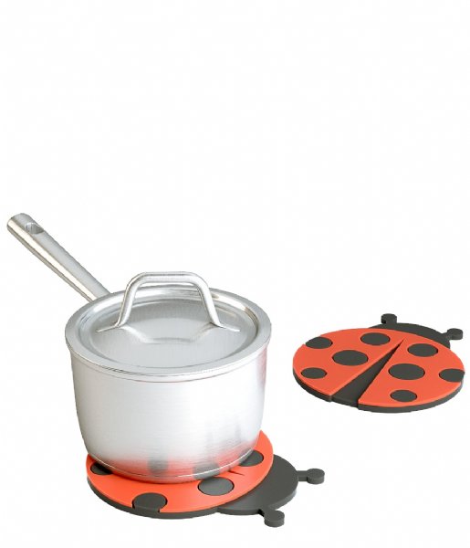 Balvi  Trivet Coccinelle Magnetic Silicone Red