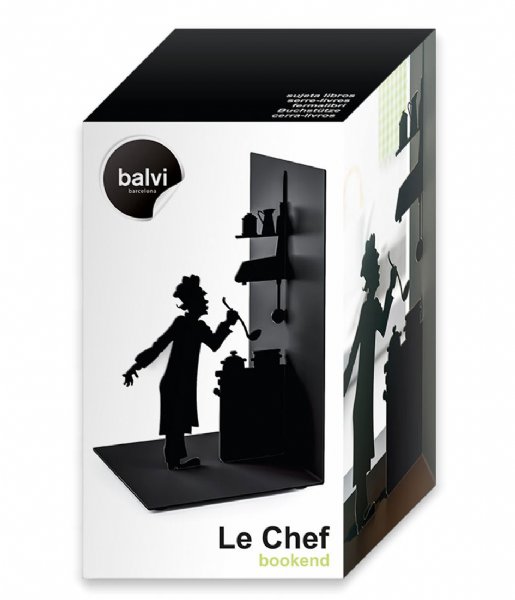Balvi  Bookend Le Chef Black