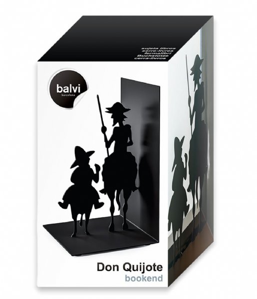 Balvi  Bookend Don Quijote Black