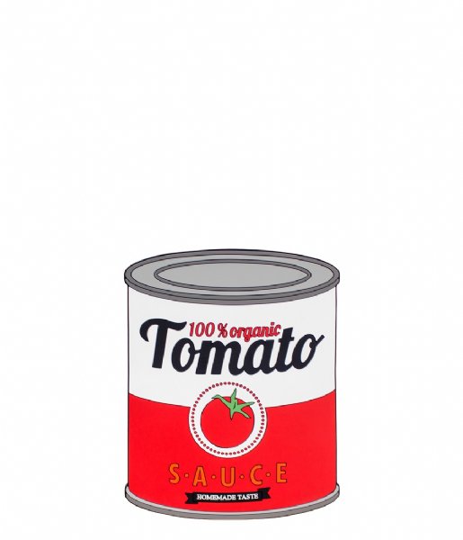 Balvi  Trivet Tomato Sauce Magnetic Silicone White Red