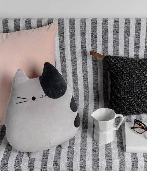 Balvi Poduszkę dekoracyjne Cushion Sweet Kitty Gray