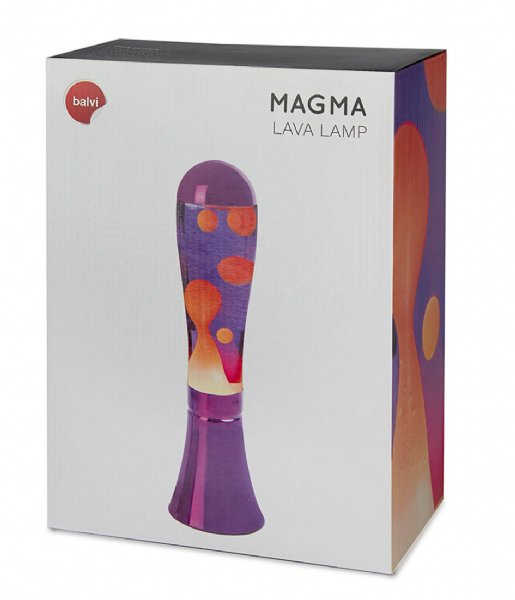 Balvi Lampa stołowa Lava Lamp Magma Purple/Red