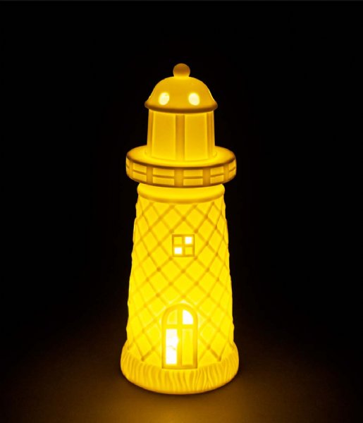 Balvi Lampa stołowa Table Lamp Lighthouse With Light x3 AAA White
