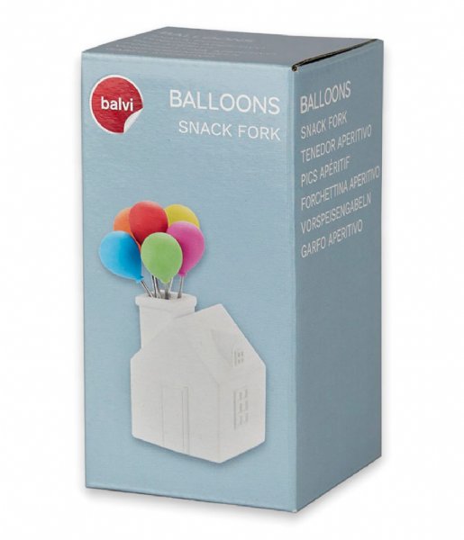 Balvi  Snack Fork House Balloon 6x White