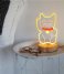 Balvi Lampa stołowa Table Lamp Lucky Cat Usb Cable Acrilic
