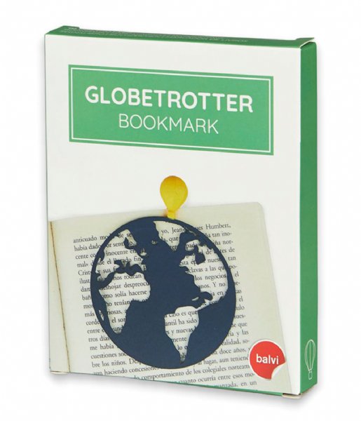 Balvi  Bookmark Globetrotter Black