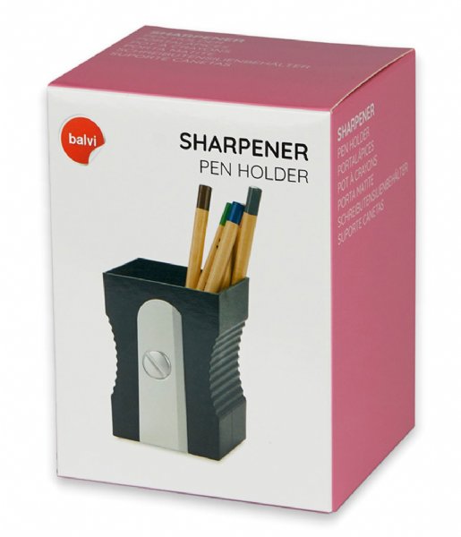 Balvi  Pen Holder Sharpener Black