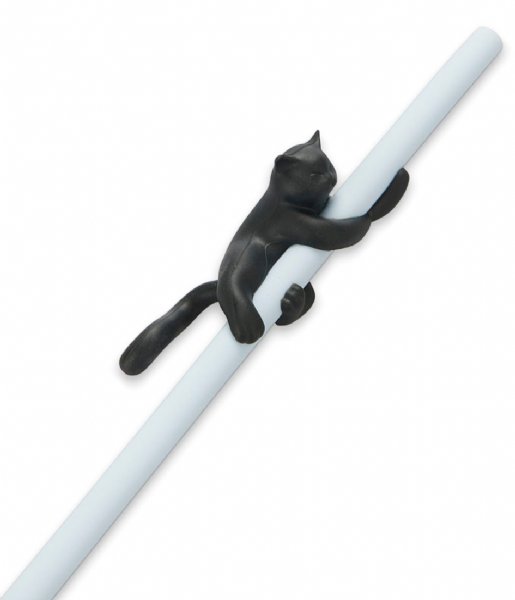 Balvi  Reusable Straw Set Climber Cat Blue