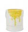 BalviFlower Pot Painty Yellow