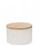 Balvi  Salt Cellar Salt XL Bamboo Ceramic White
