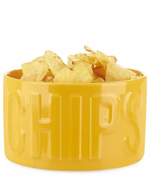 Balvi  Snack Tray Chips Ceramic Yellow