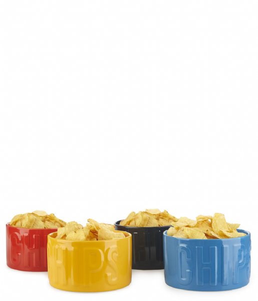 Balvi  Snack Tray Chips Ceramic Yellow