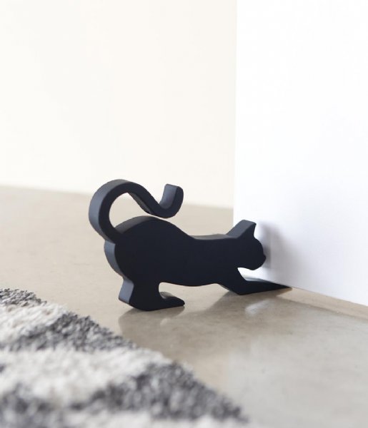 Balvi  Door Stopper Feline PVC Black