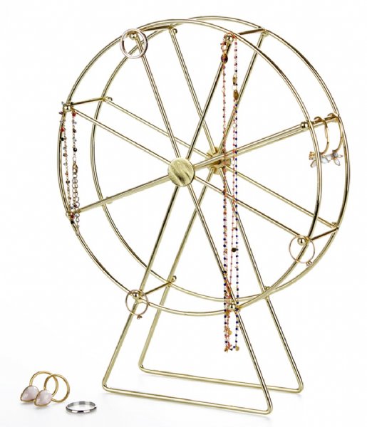 Balvi  Jewellery Rack Golden Wheel Golden