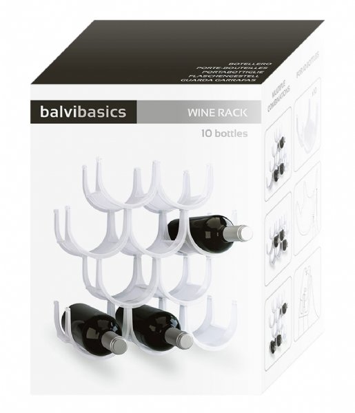 Balvi  Wine Rack Basic White