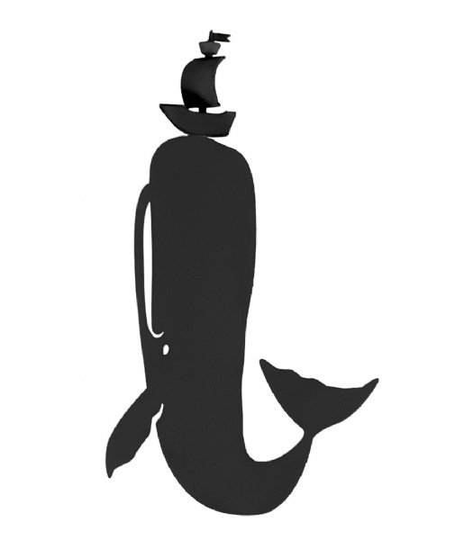 Balvi  Bookmark Moby Dick Black