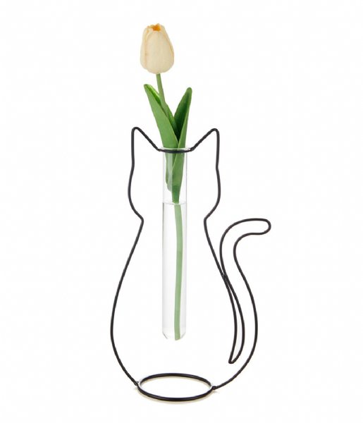 Balvi  Vase Cat Silhouette Black