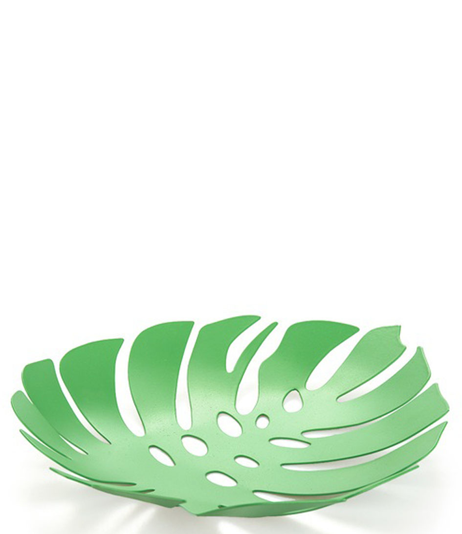 Balvi Decorative object Fruit Basquet Monstera Green | The Little Green Bag