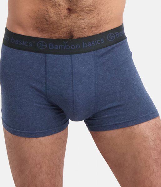 Bamboo Basics  Liam 3-Pack Boxershorts Blue Melange (006)