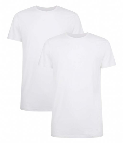 Bamboo Basics  Ruben T-shirts ronde hals 2-pack Optical White (2)