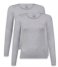 Bamboo Basics  Lara T-shirt lange mouw 2-pack Light Grey Melange (004)