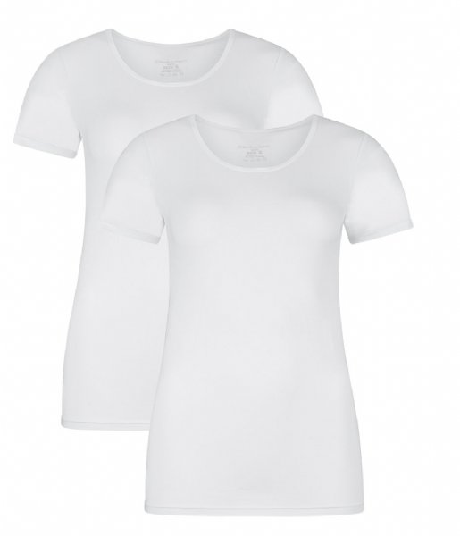 Bamboo Basics  Kate T-shirt 2-pack White (2)