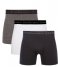 Bamboo Basics  Rico Boxershort 3-pack Black White Grey (10)