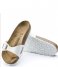 Birkenstock Slippers Madrid BF Lack LS Narrow Patent White Birkenstock Slippers Madrid BF Lack LS Narrow Patent White